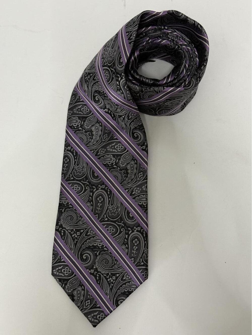 Paisley Striped Men’s Tie